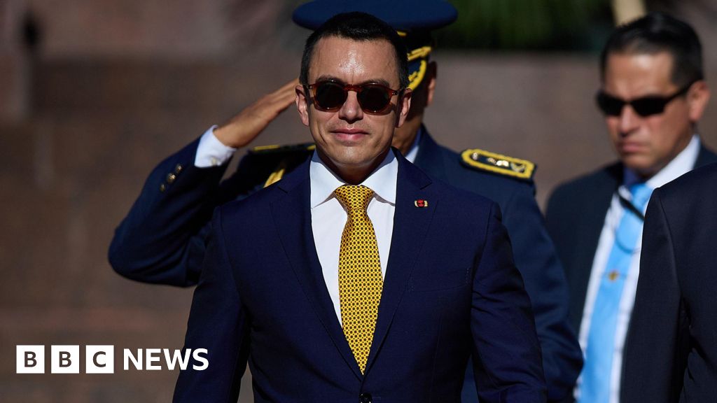 Ecuador president Daniel Noboa’s convoy attacked by Molotov cocktails