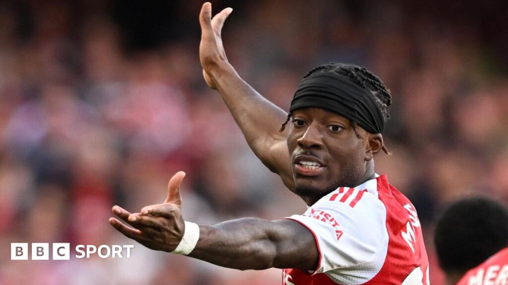 Noni Madueke: Arsenal forward out for six to eight weeks with knee injury Noni Madueke: Arsenal forward out for six to eight weeks with knee injury