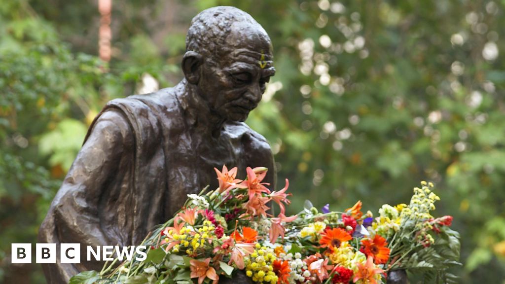 Gandhi statue defaced in London days before his birthday