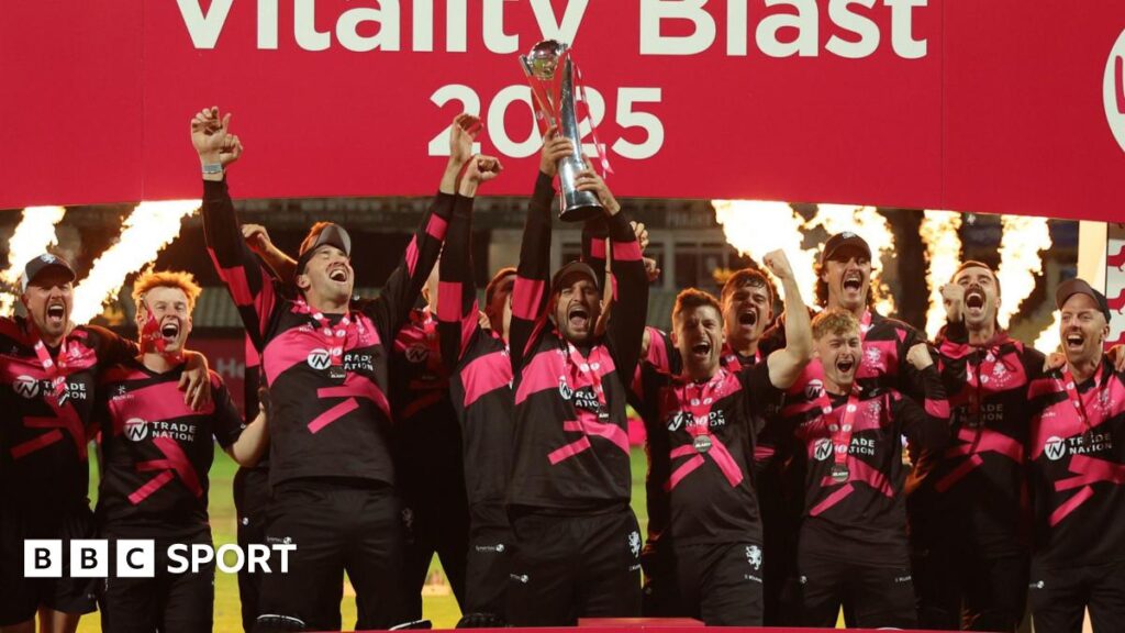 T20 Blast final: Will Smeed takes Somerset to victory over Hampshire
