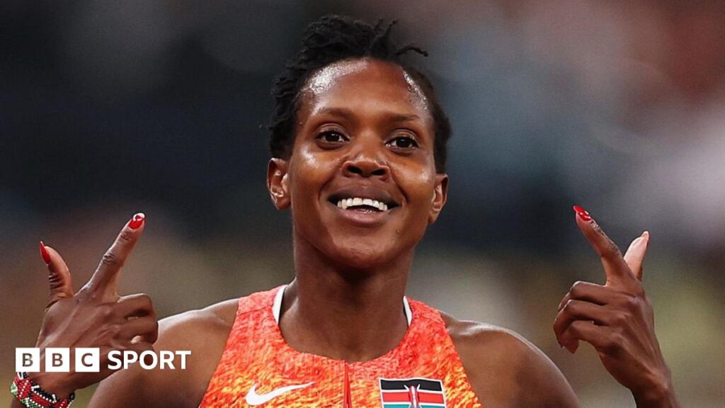 World Athletics Championships: Faith Kipyegon storms to historic fourth 1500m title in Tokyo