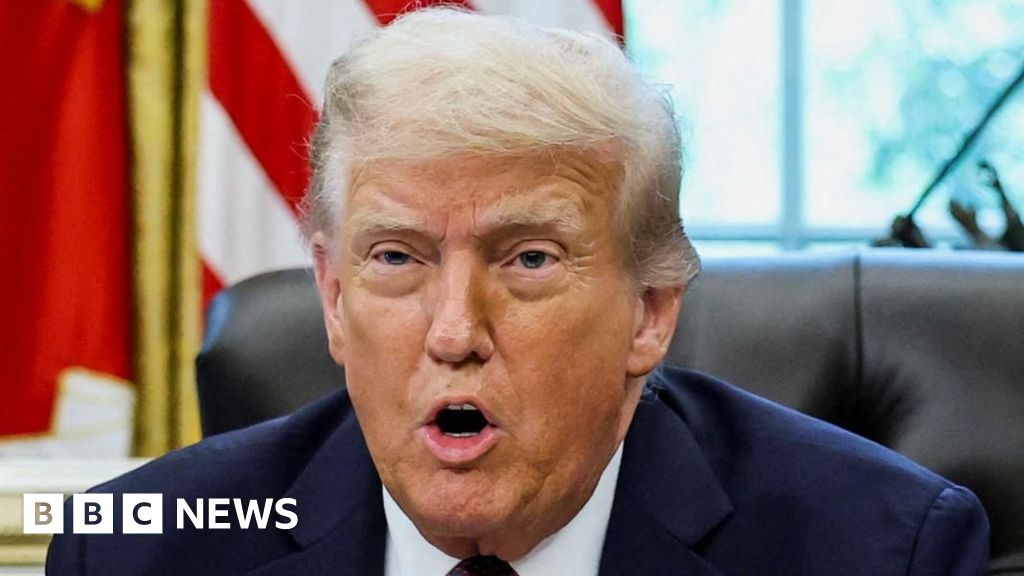 US president Donald Trump says he will sue New York Times for bn