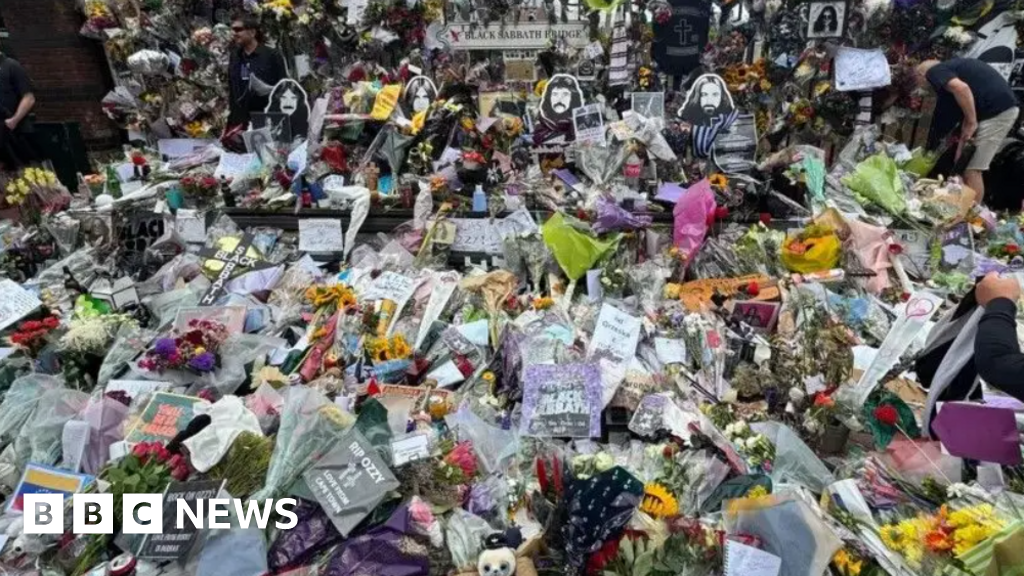 Ozzy Osbourne Birmingham floral tribute theft case dropped