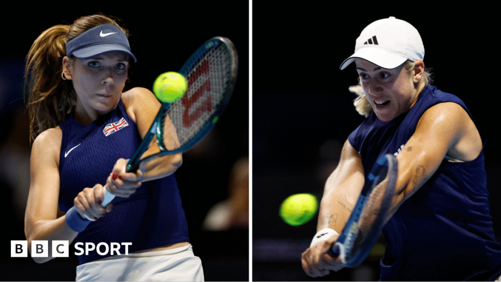 BJK Cup: Katie Boulter and Sonay Kartal send Great Britain into semi-finals with 2-0 win over Japan