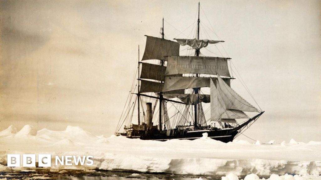 Captain Scott’s polar ship filmed on the sea floor