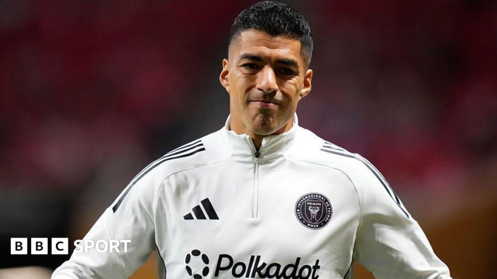 Luis Suarez: Inter Miami’s Uruguayan striker banned for six games for spitting at Seattle Sounders’ coaching staff Luis Suarez: Inter Miami’s Uruguayan striker banned for six games for spitting at Seattle Sounders’ coaching staff