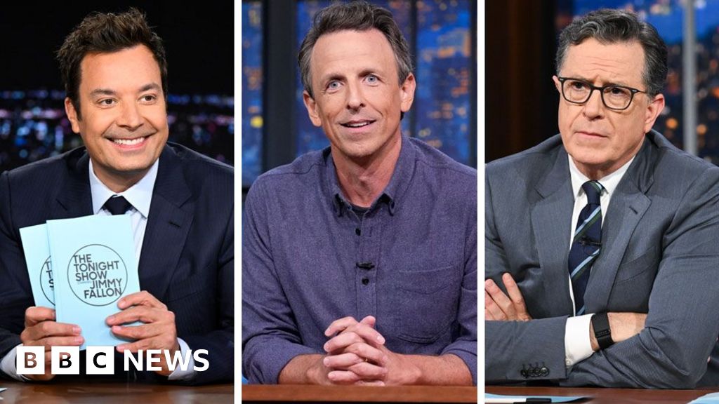 US TV hosts back Kimmel and lampoon Donald Trump in free speech row US TV hosts back Kimmel and lampoon Donald Trump in free speech row