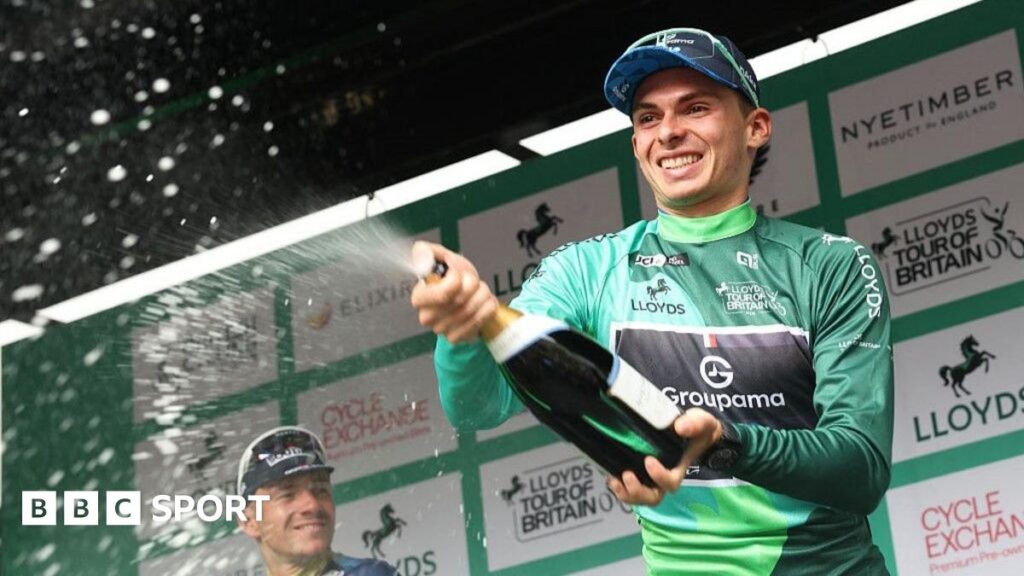 Tour of Britain: Romain Gregoire wins as Geraint Thomas races for final time
