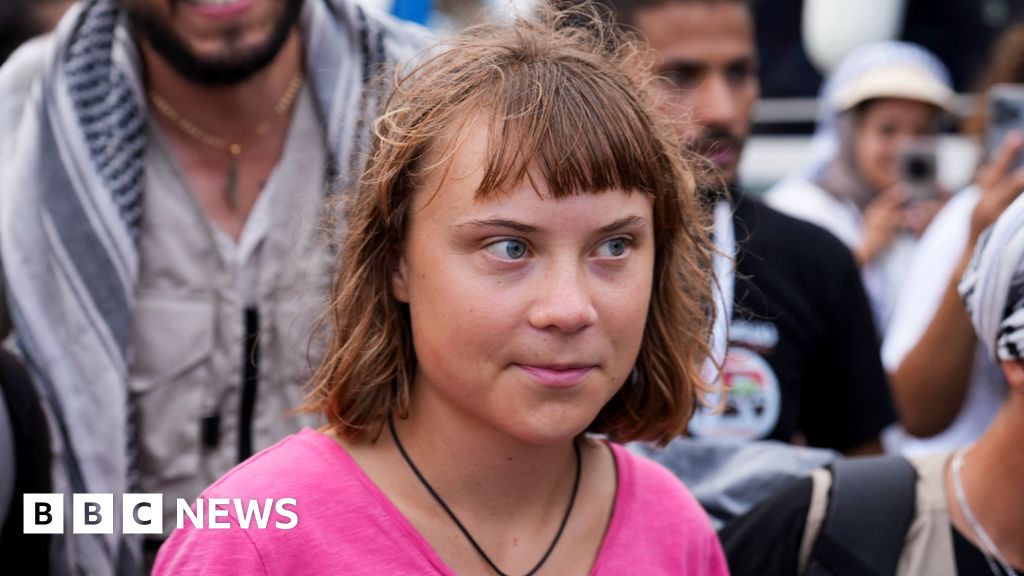 Greta Thunberg’s Gaza flotilla arrives in Tunisia