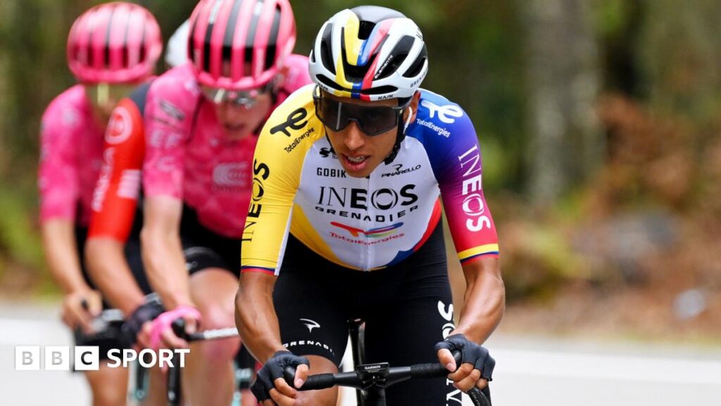 Vuelta a Espana: Egan Bernal wins after stage 16 shortened due to pro-Palestinian protests