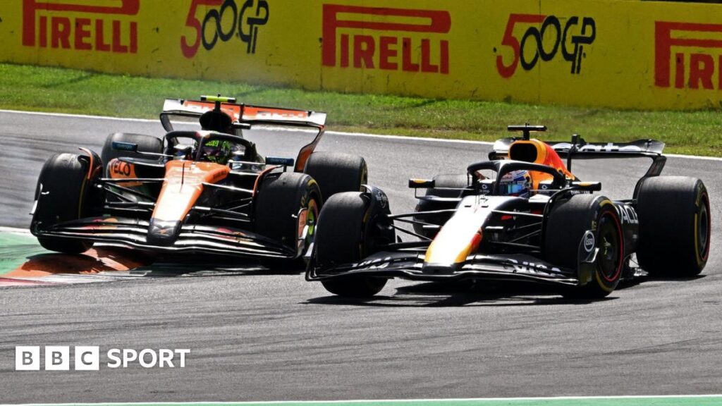 Italian Grand Prix result: Max Verstappen wins as Oscar Piastri lets Lando Norris past to take second at Monza