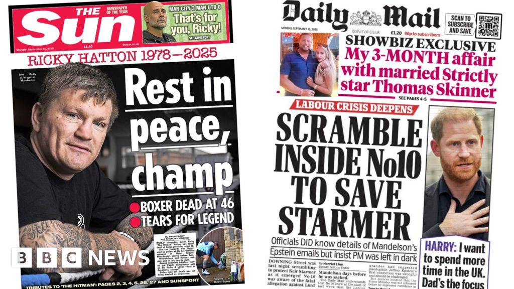 ‘Rest in peace, champ’ and ‘scramble inside No 10’