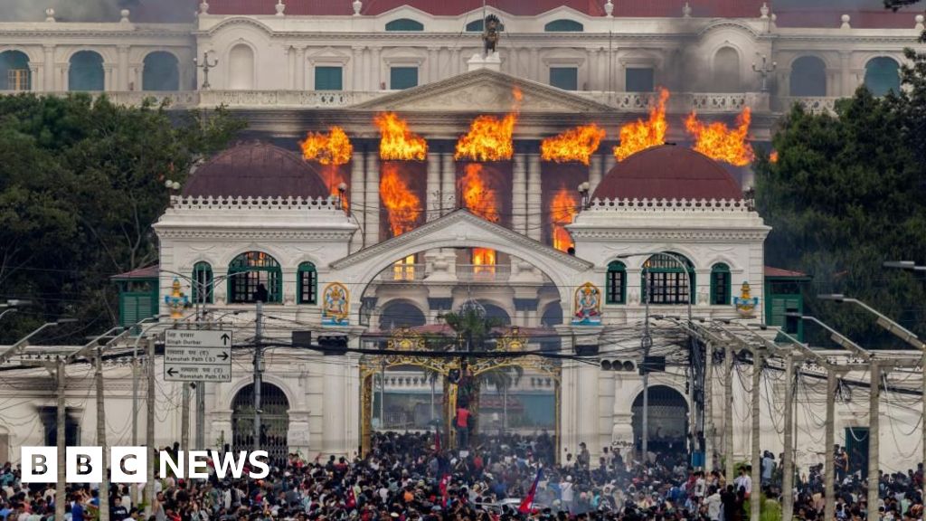 Nepal parliament set on fire after PM resigns over anti-corruption protests