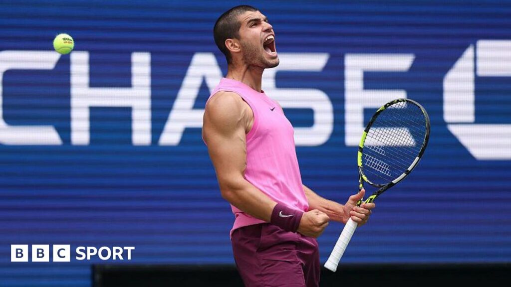 US Open 2025 results: Carlos Alcaraz comprehensively beats Jiri Lehecka to reach semi-finals