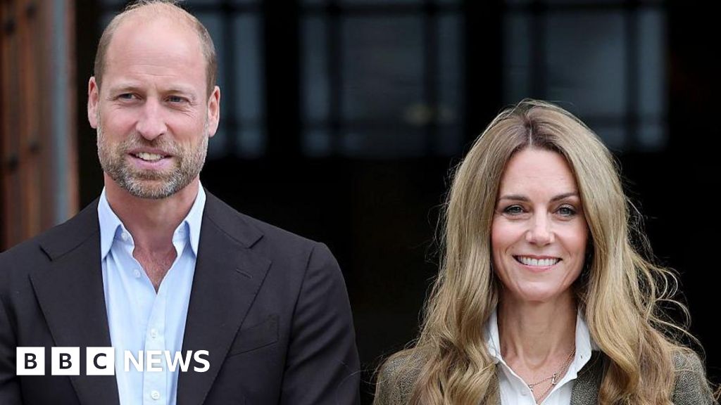 William and Kate visit Natural History Museum gardens