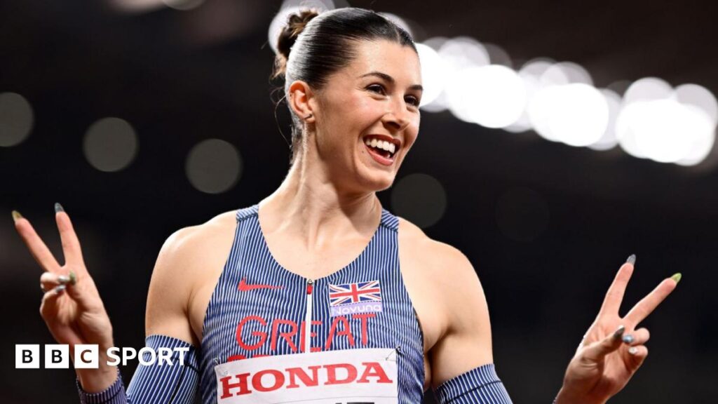 World Athletics Championships: Britain’s Amy Hunt announces herself on global stage with 200m silver