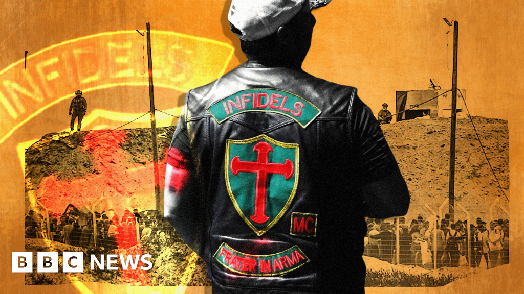 Anti-Islamic biker gang members run security at deadly Gaza aid sites Anti-Islamic biker gang members run security at deadly Gaza aid sites