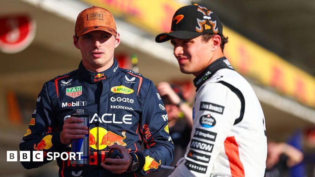 US Grand Prix: Max Verstappen ‘getting in middle of McLaren’s fun’ with Zak Brown set for ‘brutal’ title climax