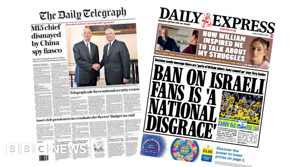 ‘China spy fiasco’ and ‘Ban’ on Israeli fans a ‘national disgrace’