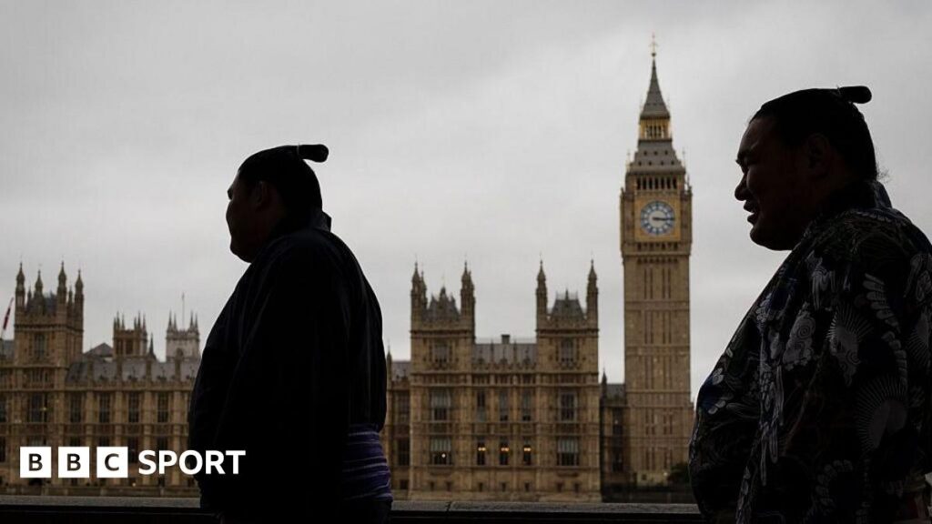 Grand Sumo Tournament: Wrestlers charm Britain with Royal Albert Hall takeover Grand Sumo Tournament: Wrestlers charm Britain with Royal Albert Hall takeover