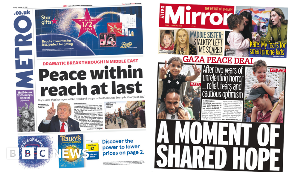 ‘Peace within reach’ and ‘A moment of shared hope’