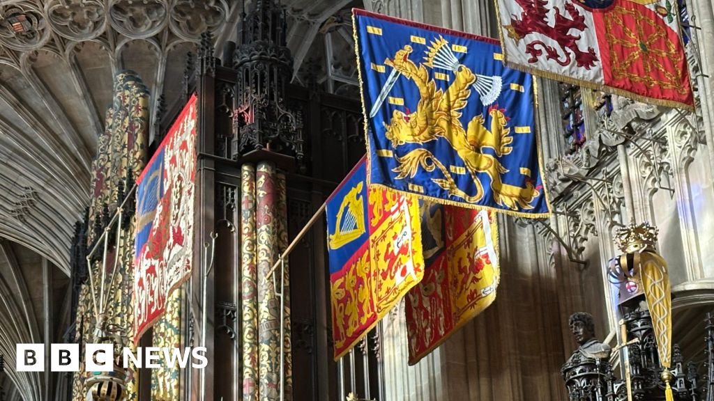 Prince Andrew’s banner removed from chapel at Windsor Castle