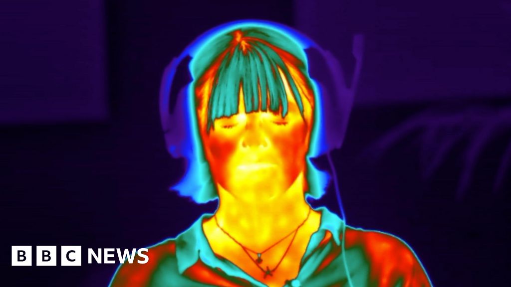 Thermal cameras read stress on my face Thermal cameras read stress on my face