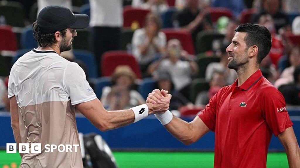 Novak Djokovic knocked out of Shanghai Masters by world number 204 Valentin Vacherot Novak Djokovic knocked out of Shanghai Masters by world number 204 Valentin Vacherot
