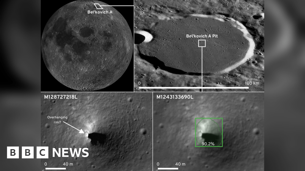 AI used by Kent student to find possible cave entrances on Moon AI used by Kent student to find possible cave entrances on Moon