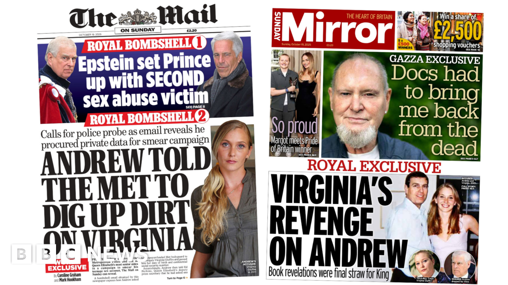 ‘Andrew told Met to dig up dirt on Virginia’ and ‘Virginia’s revenge’