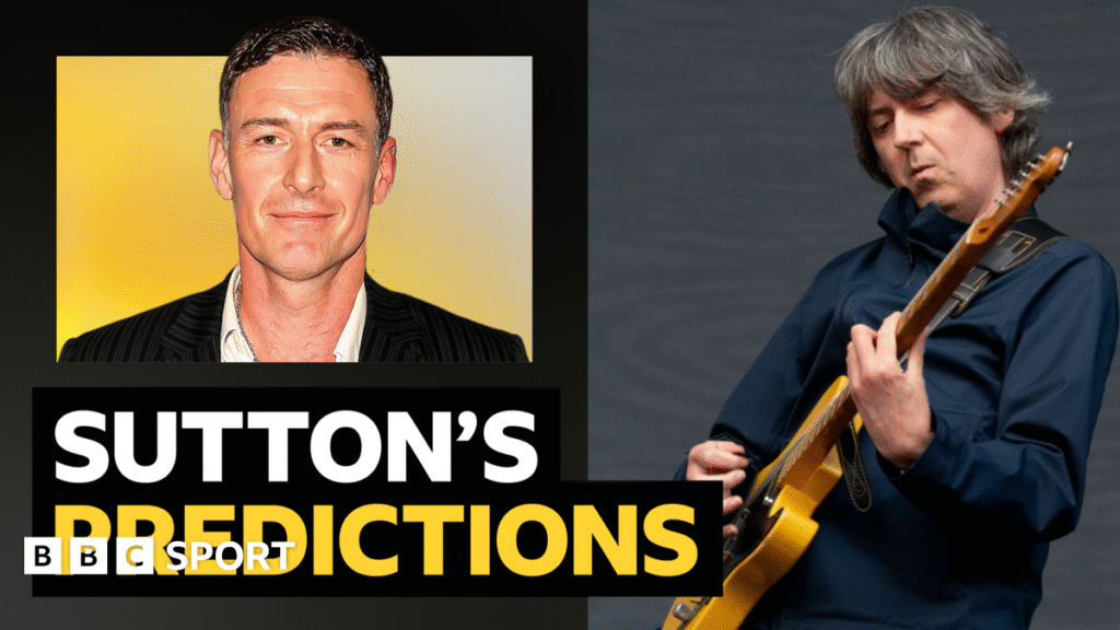 Premier League predictions: Chris Sutton v The Charlatans guitarist Mark Collins and AI