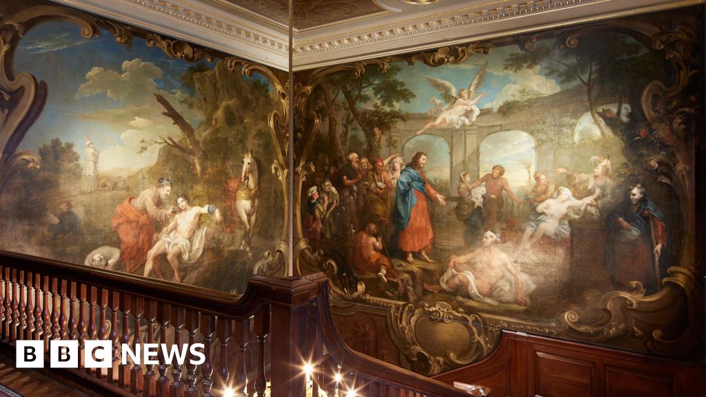 Hogarth masterpieces restored at Barts Hospital open to public Hogarth masterpieces restored at Barts Hospital open to public