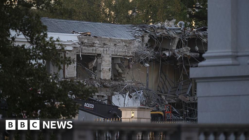 Trump says White House renovation is ‘music to my ears’ as criticism mounts