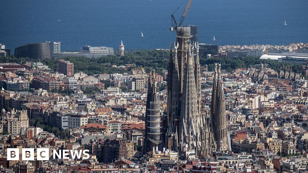 Barcelona’s Sagrada Familia basilica becomes world’s tallest church
