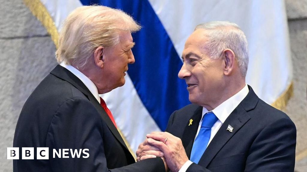 Trump touts ‘dawn of a new Middle East’ in address to Israeli parliament