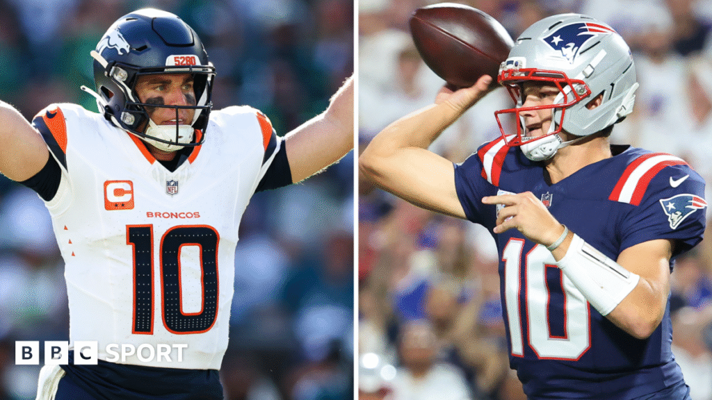 NFL week five results: Broncos beat Eagles and Patriots stun Bills