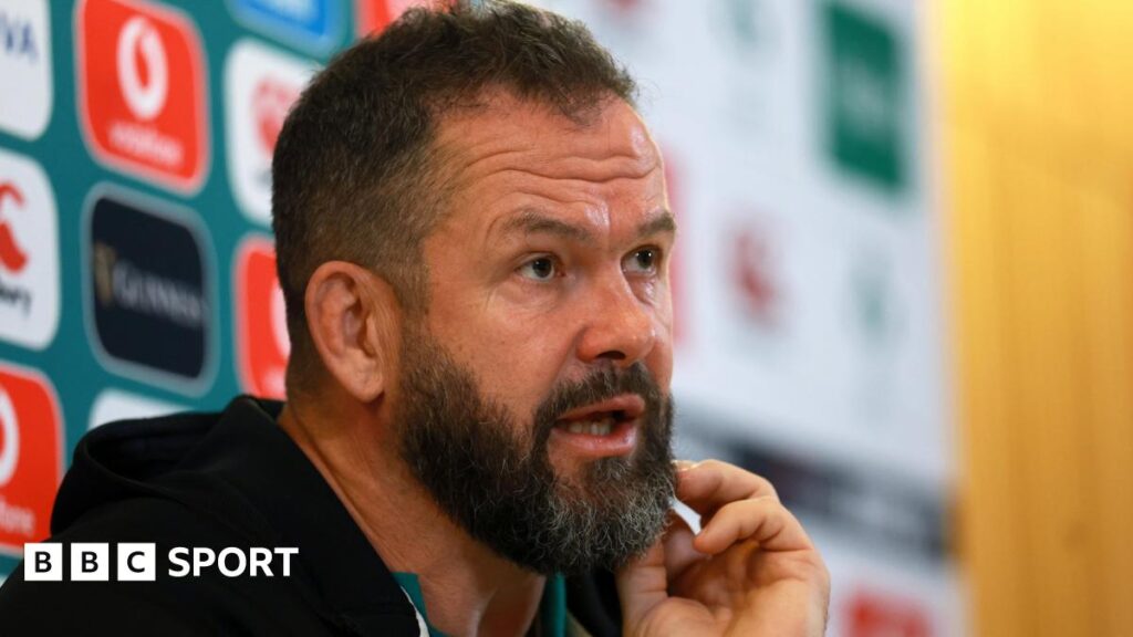 Ireland v South Africa: Andy Farrell bristles at ‘loaded questions’ about fly-half Sam Prendergast