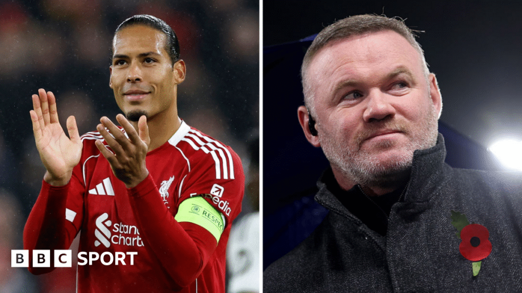 Virgil van Dijk and Wayne Rooney: ‘It was over the top’ – Liverpool defender calls out Rooney criticism