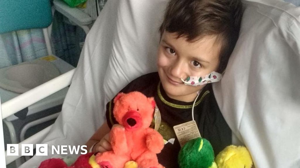 Boy learns to walk again after life-saving surgery