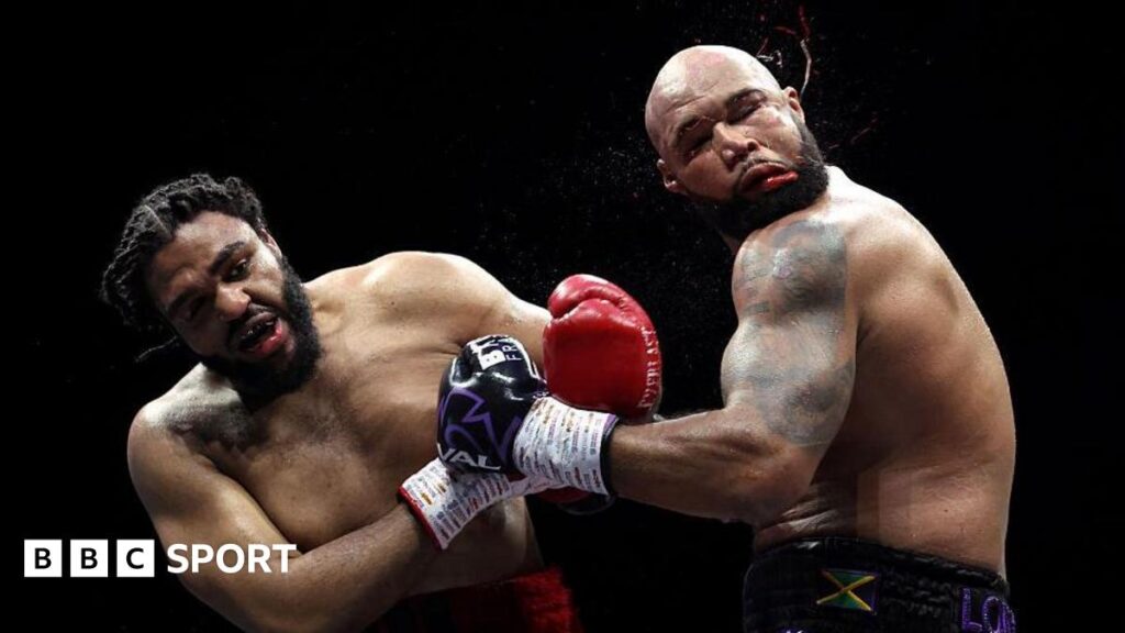 Clarke vs TKV: Underdog Jeamie ‘TKV’ Tshikeva hurts Olympian Frazer Clarke in the 11th before points win