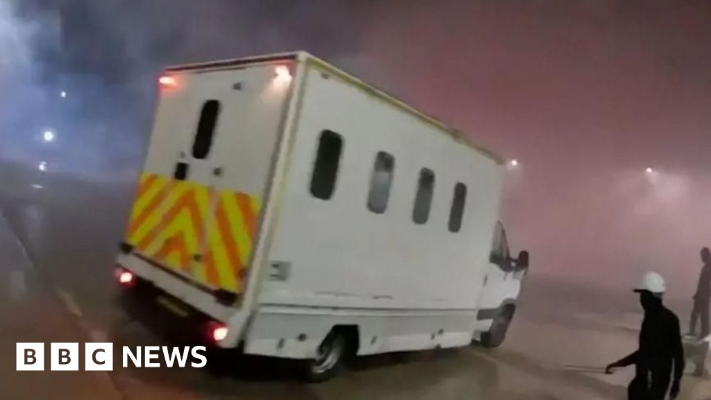 Police officer unable to dress after Palestine Action hammer attack Police officer unable to dress after Palestine Action hammer attack