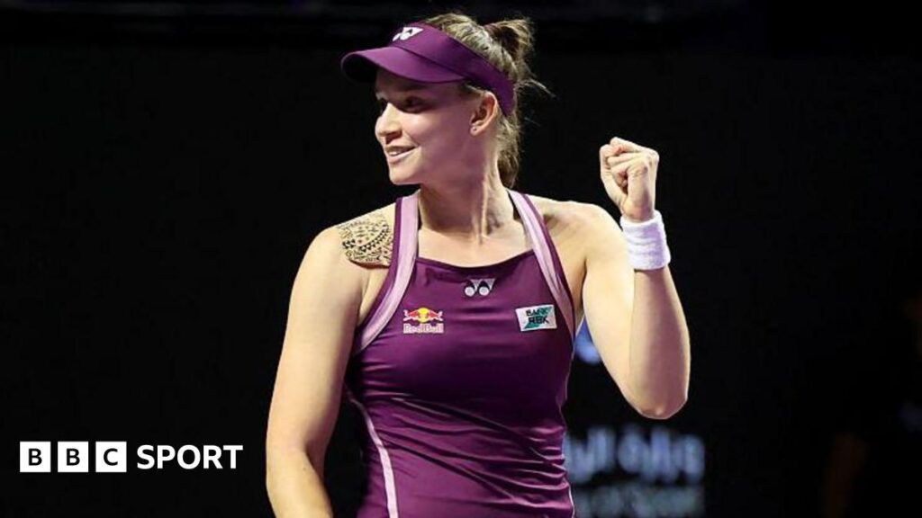 WTA Finals: Elena Rybakina upsets Aryna Sabalenka to claim record £4m prize