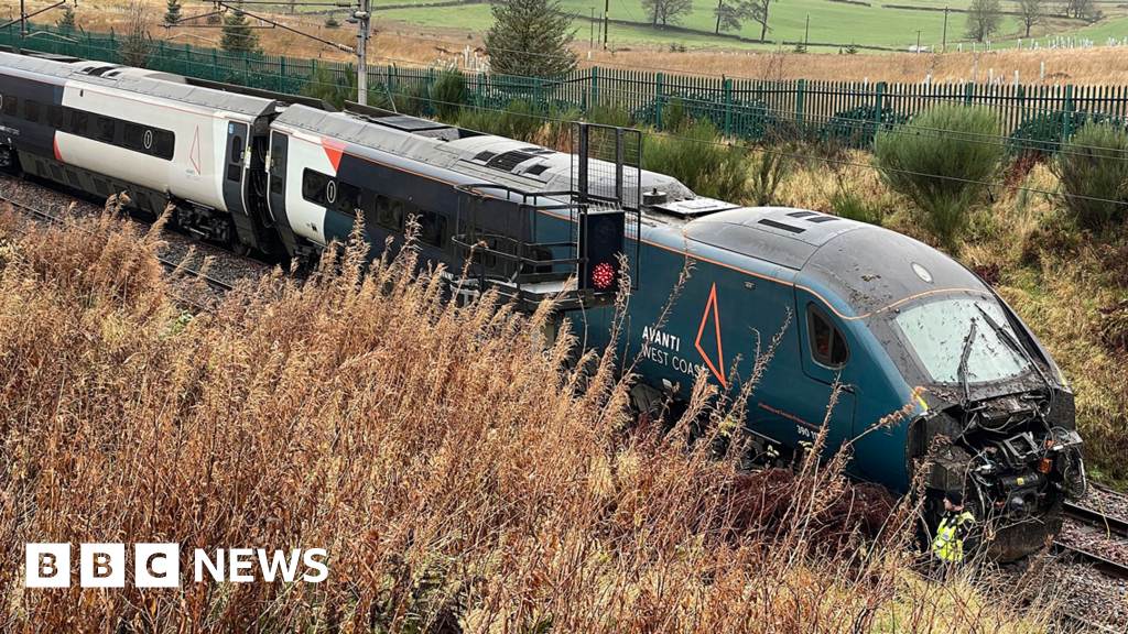 West Coast Mainline disruption ongoing after Cumbria train derails