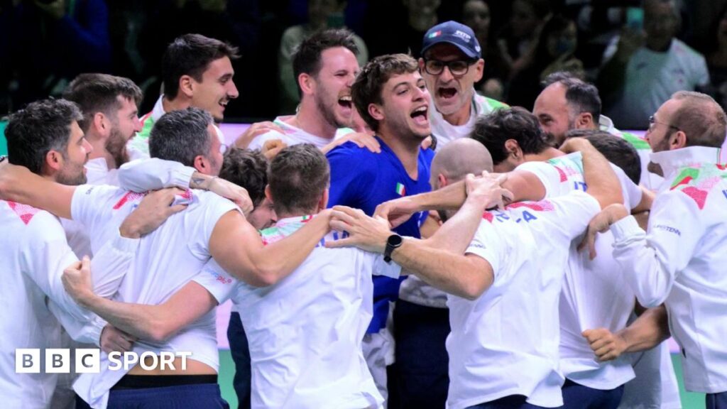 Davis Cup Finals: Italy beat Spain to win historic third successive title
