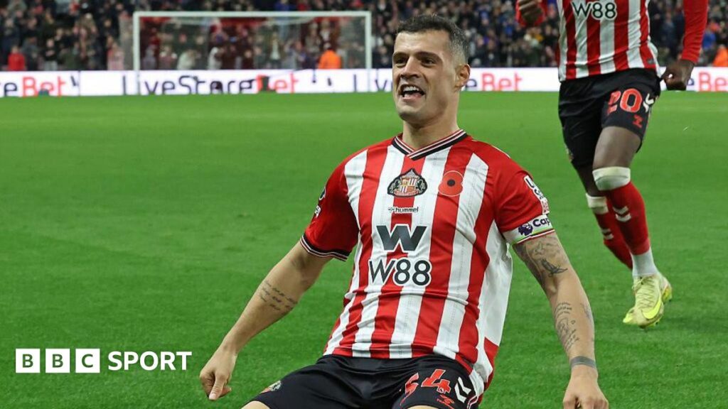 Granit Xhaka: How midfielder has taken Sunderland into top four
