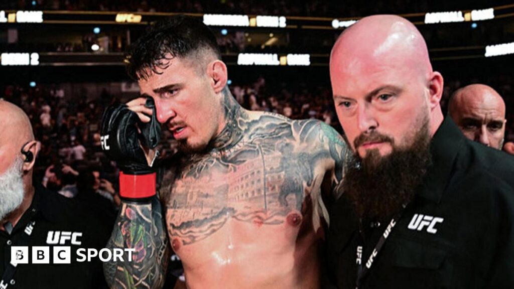 Tom Aspinall: Briton diagnosed with eye condition after UFC 321 bout with Ciryl Gane