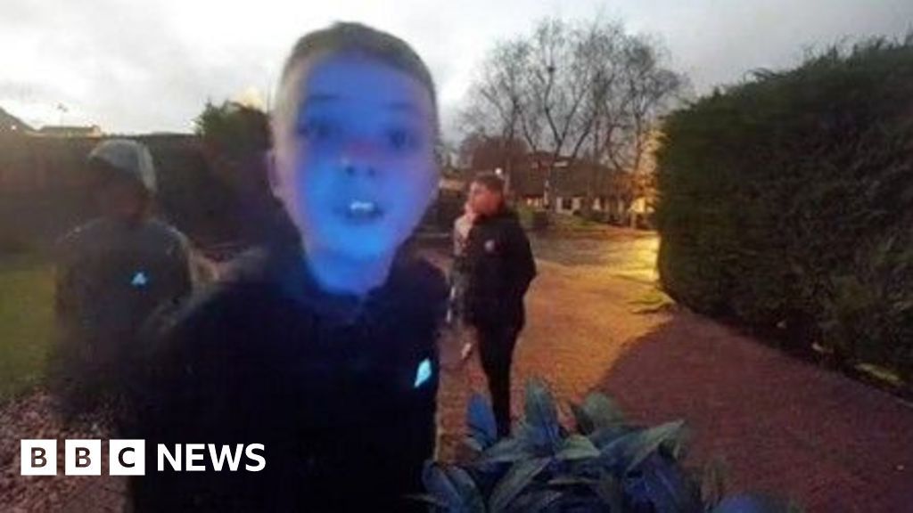 Bye, love you! Schoolboys’ Last Christmas doorbell video is a viral hit
