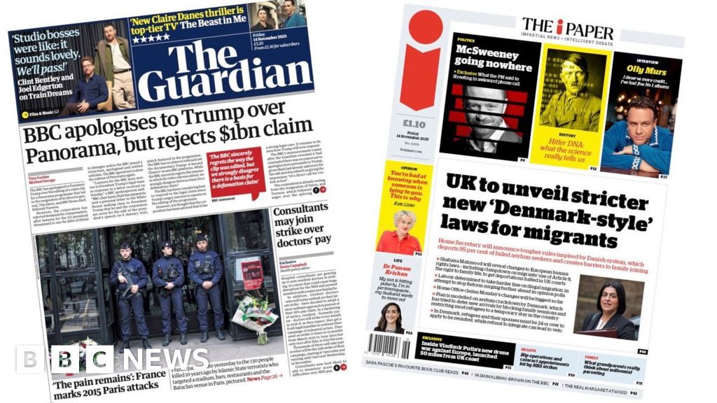 ‘BBC apologises to Trump’ and stricter ‘Denmark-style’ migrant laws