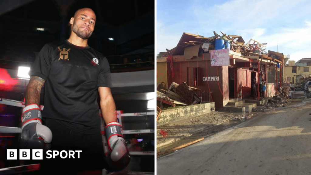 Troy Williamson: How Hurricane Melissa ruined British boxer’s family home and bar