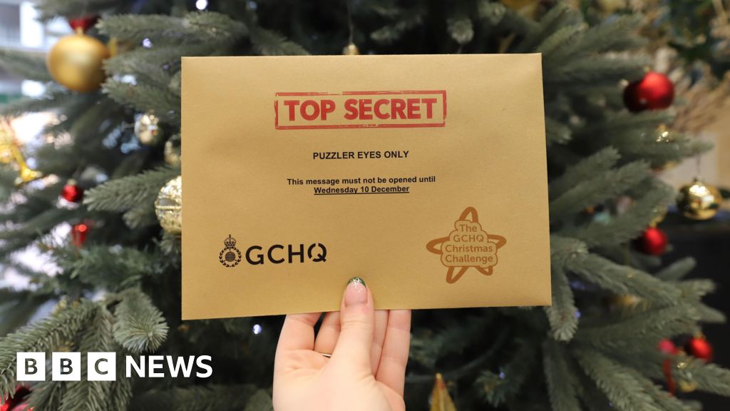 GCHQ Christmas card 2025 sets annual festive challenge